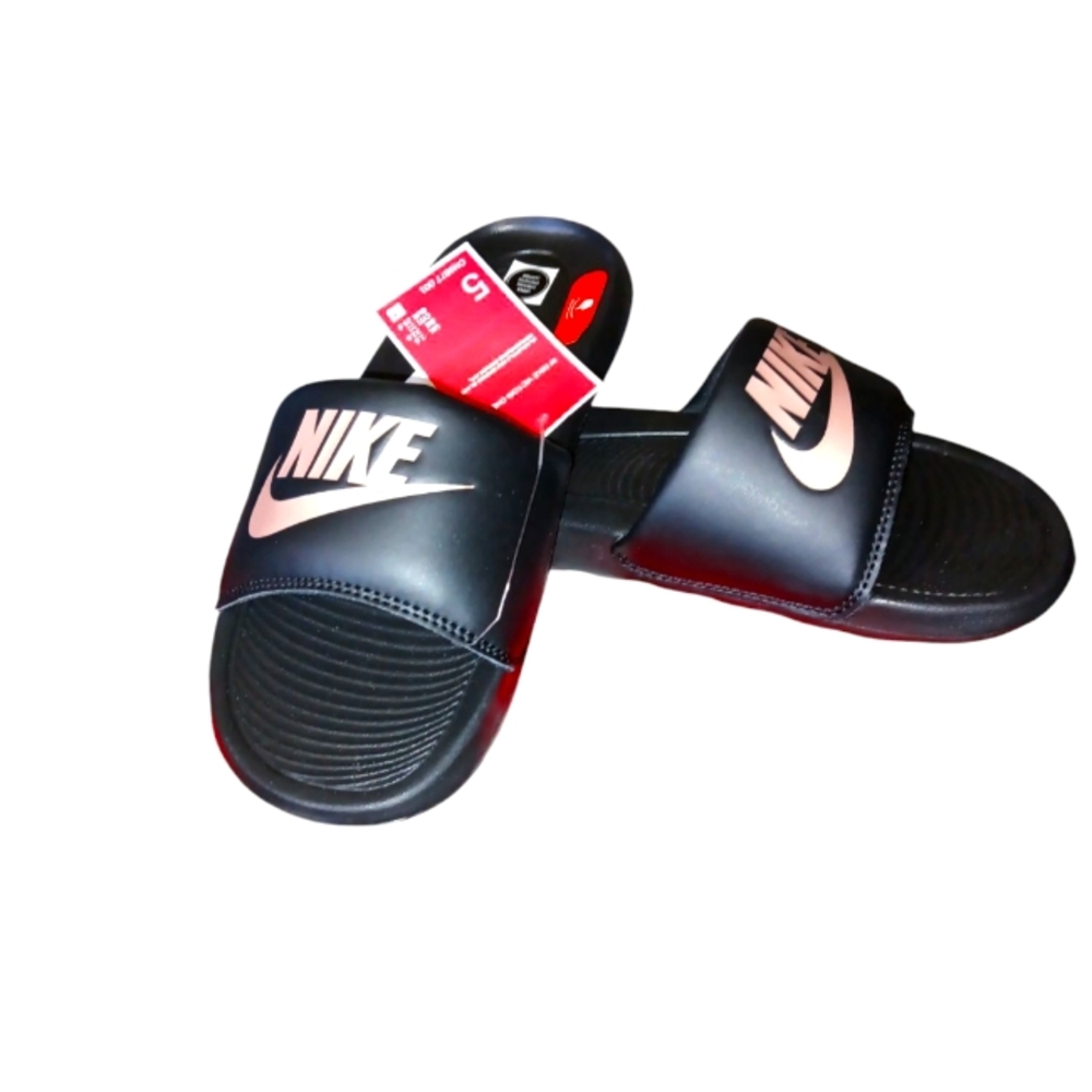 Nike Victori Black Slide Sandals